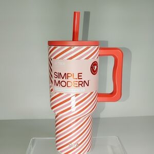 Simple Modern Candy Stripes 30 Oz Insulated Stainless Steel Tumbler Straw W/Lid